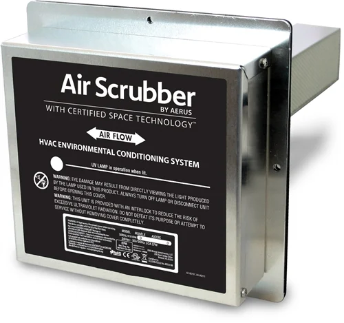 Air Scrubber Indoor Air Quality System Installed In A Home