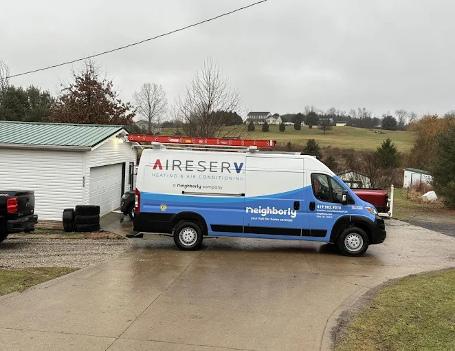 Fully Stocked Service Truck Outside Homee