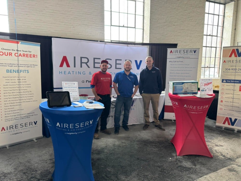Team members at the Martinsburg Home Show