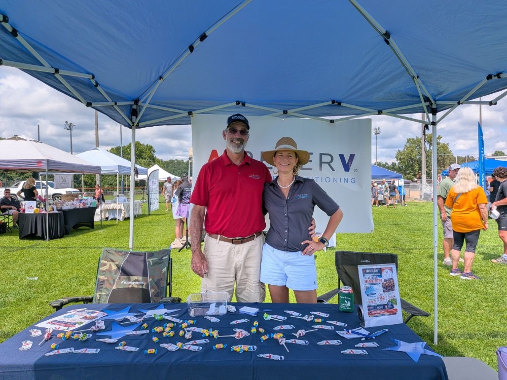 Owners at a community event