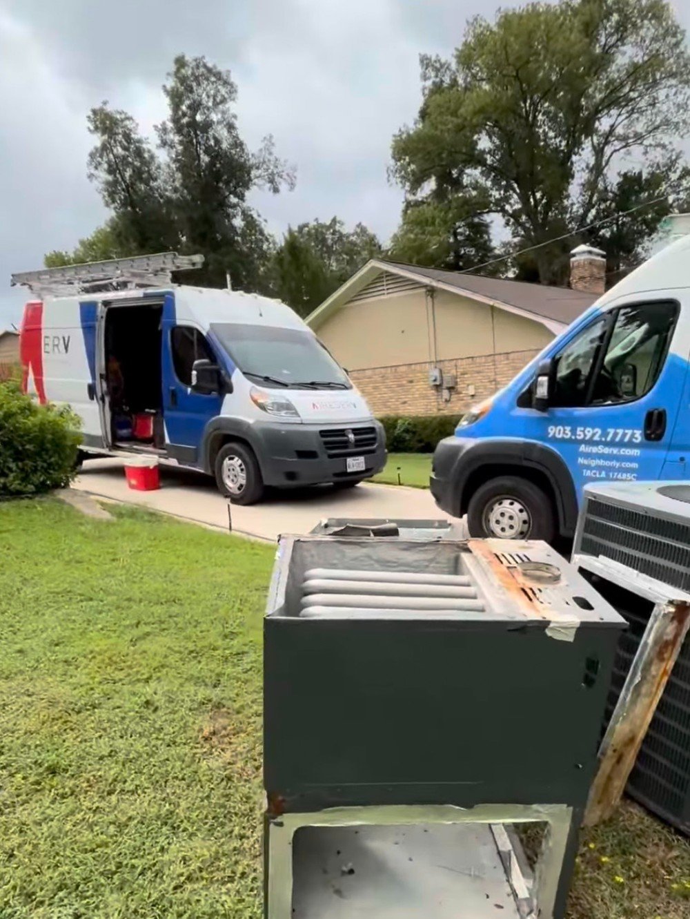 Another HVAC system upgrade in progress