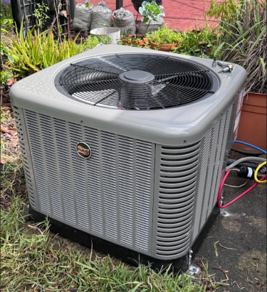 Outside HVAC system