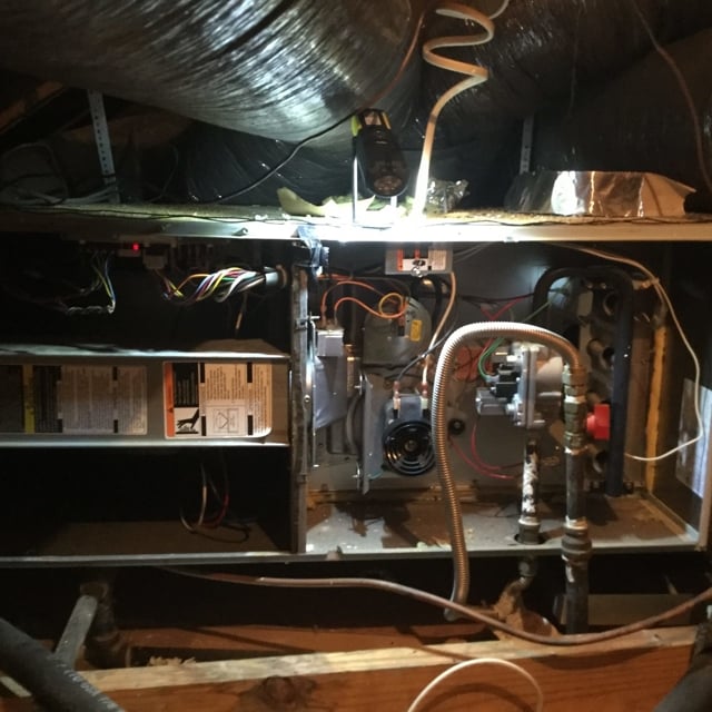 Rare look inside a furnace