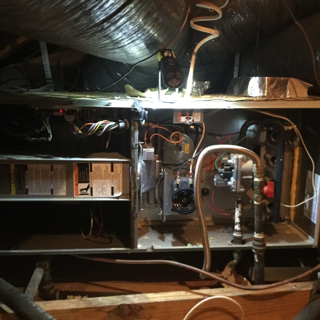 Rare look inside a furnace
