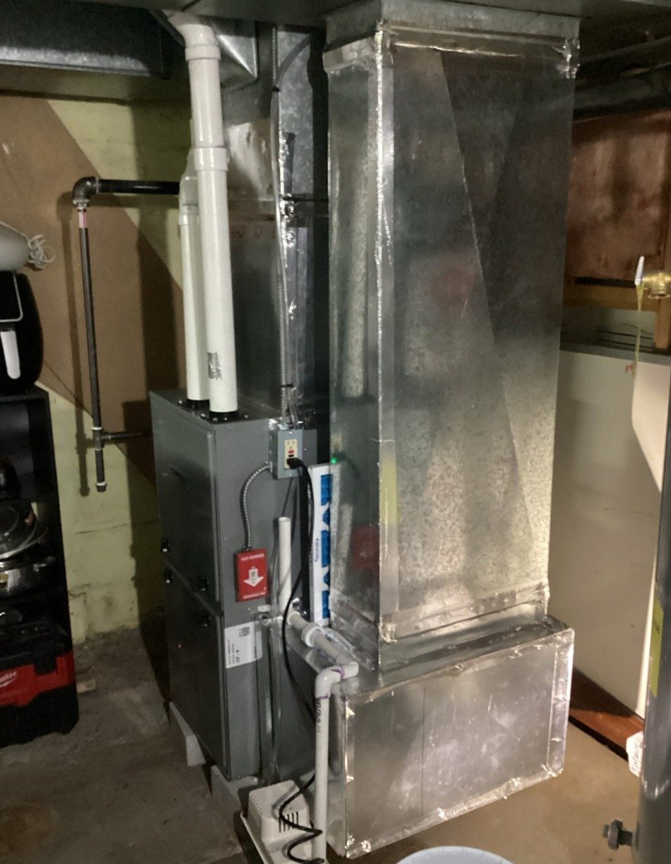 Gas furnace replacement in Poughkeepsie AFTER