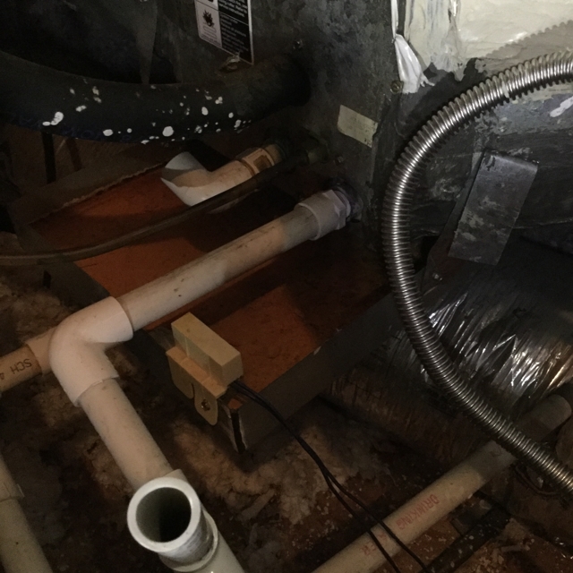 Rusted out Drain Pan Under Furnace needs replacement