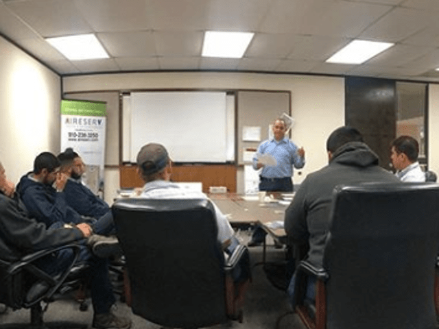 Safety Class with HVAC team