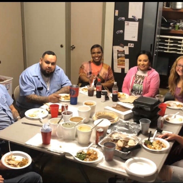 Aire Serv of Victoria team gathered together during lunch