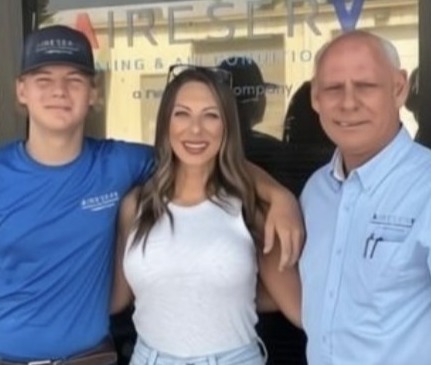 Three generations, one family business. Wesson spends his summer breaks learning the value of hard work alongside me and his Pawpaw here at Aire Serv of Smith County.