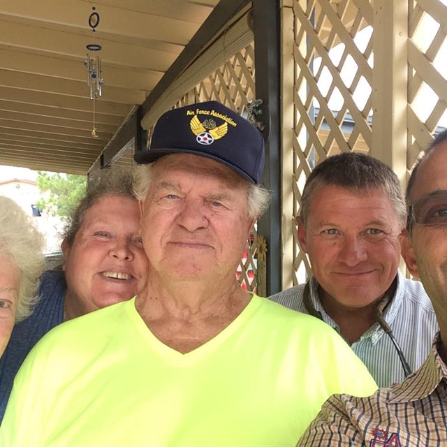 Tracy and some of his happy customers!