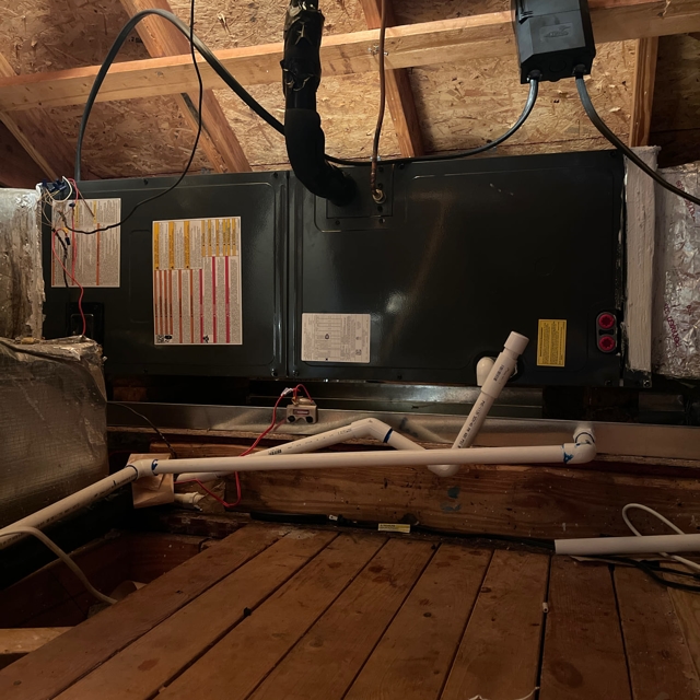 attic hvac installation