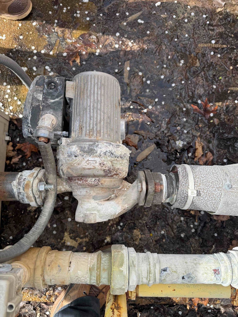 before water pump replacement