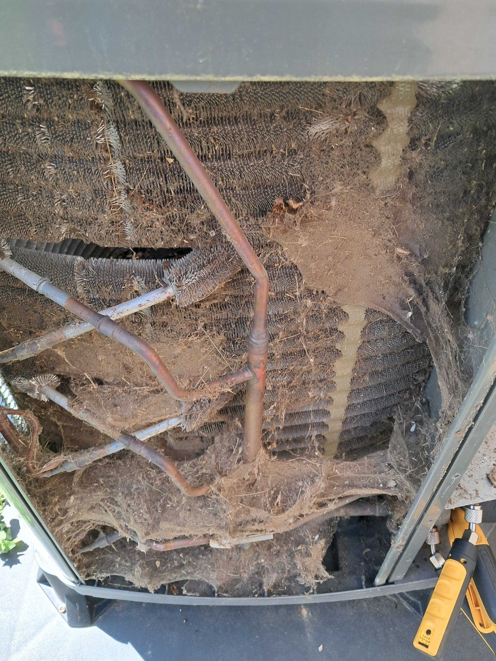 dirty condenser coils