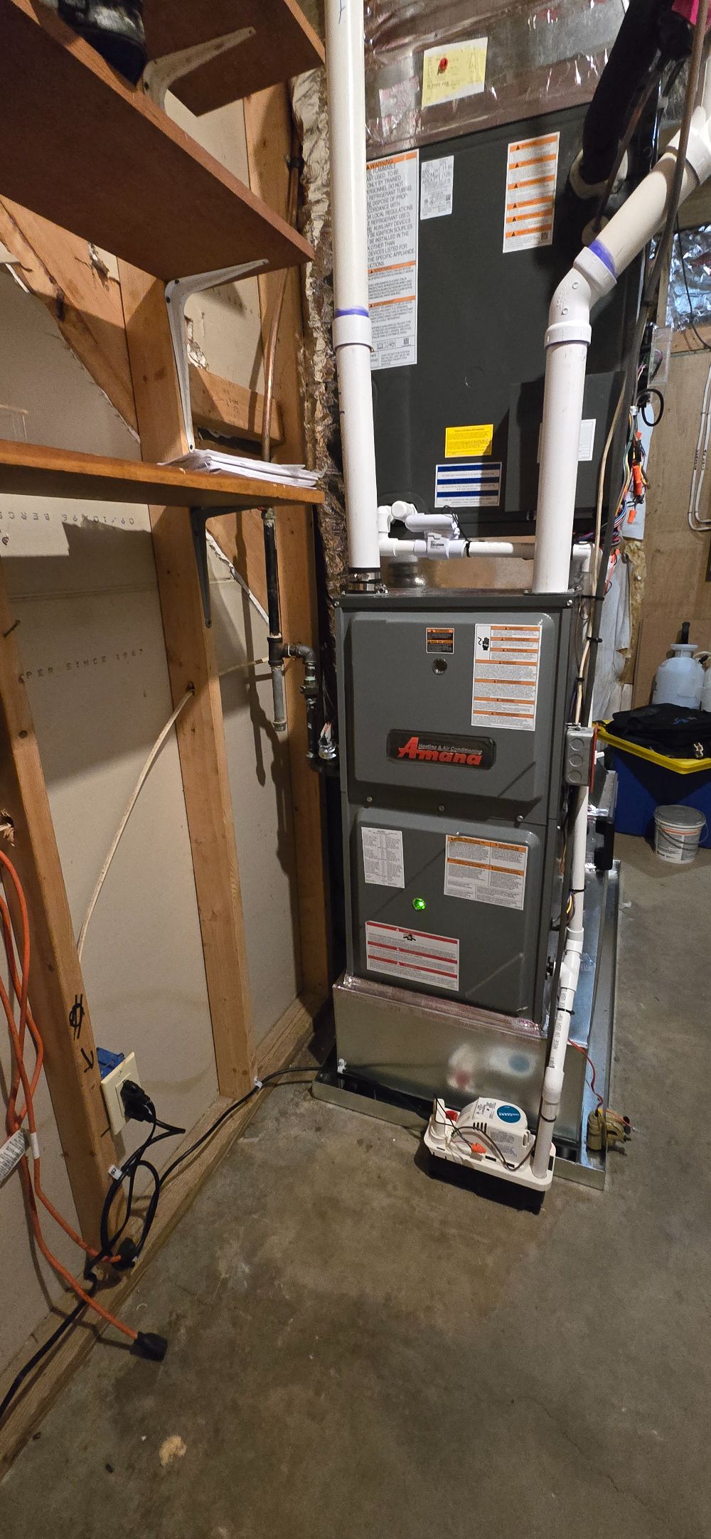 new hvac installation