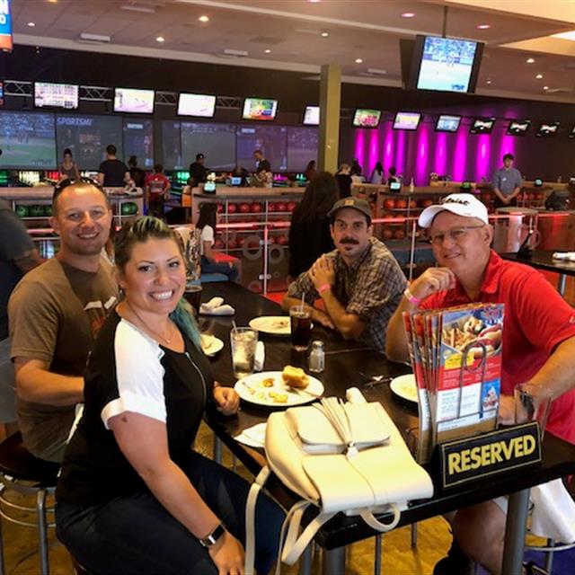 people at a table