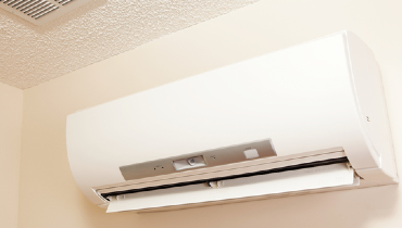 A wall-mount mini-split heating and air conditioning unit installed in a new house | Aire Serv of Jackson