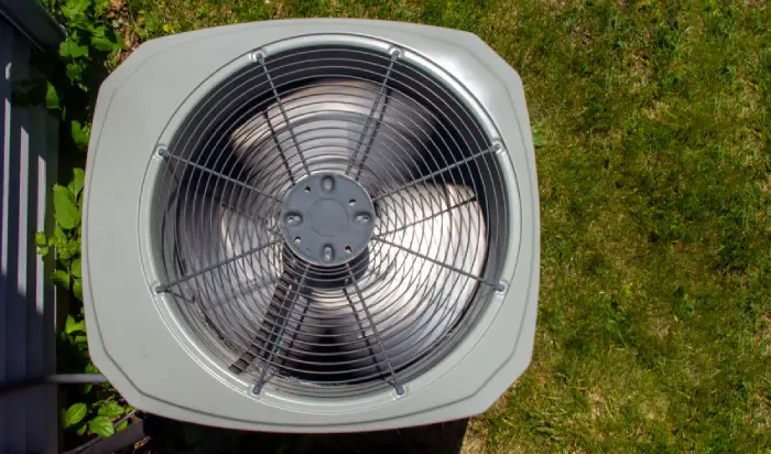 Air conditioner fan.