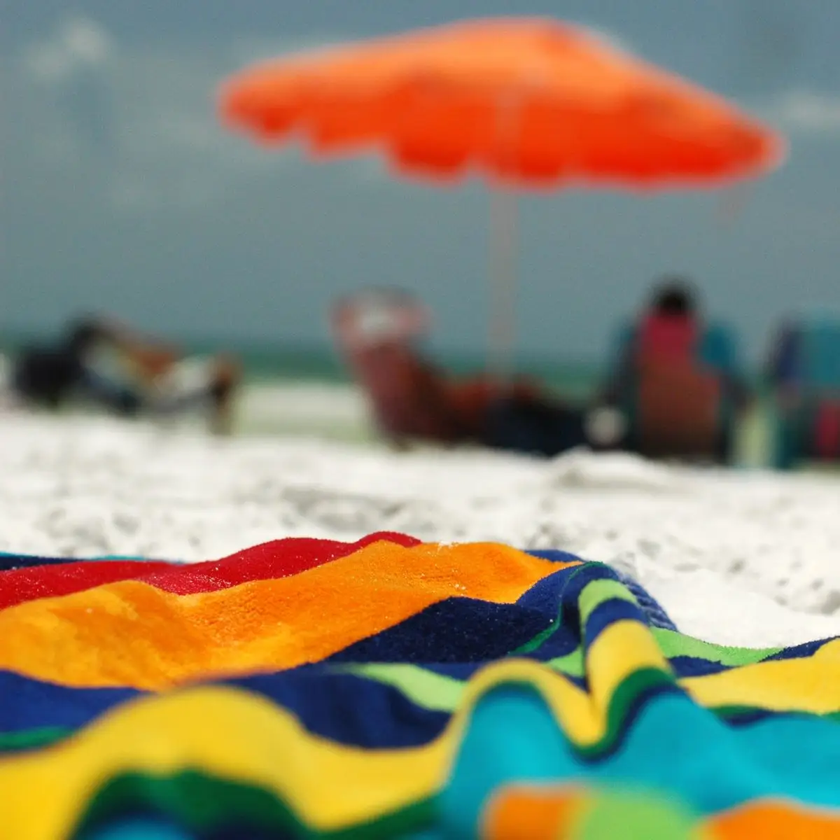 Towel on the beach