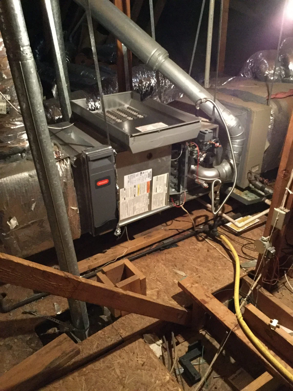 Dallas commercial heater repair services in a commercial utility room.