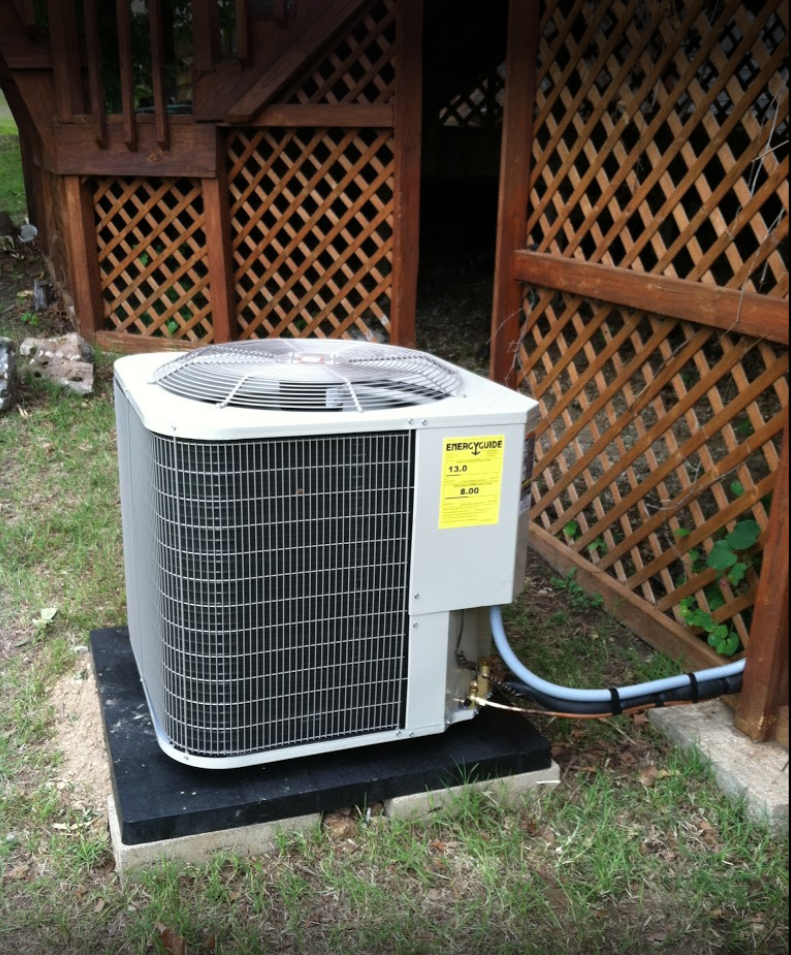 Repaired air conditioning unit in Branson.